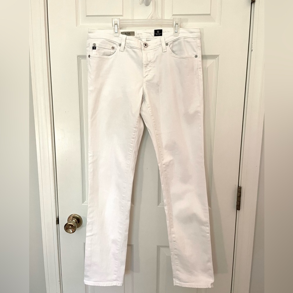 Ag Adriano Goldschmied The Stilt white cigarette jeans